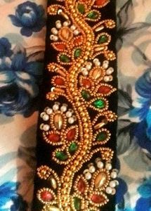 Maggam Work Bride Hair Extension