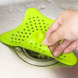 Star Shaped Sink Filter Bathroom Hair Catcher, Drain Strainers Cover Trap Basin