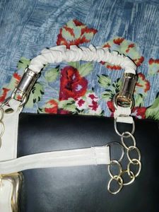 Aunn Bags Black &amp; White Satchel