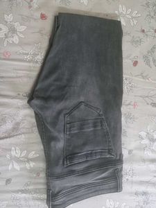 Gray Denim Jeans
