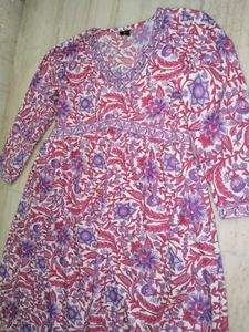 Multicolour full sleeve anarkali