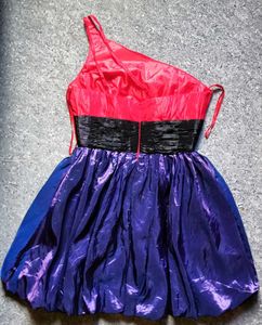 RED GORGEOUS BALLOON PROM DRESS