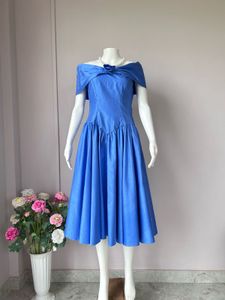 blue vintage dress