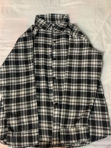 Black & White Plaid Flannel