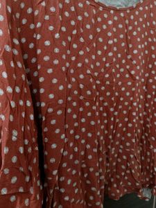 Polka Dot Tunic Top