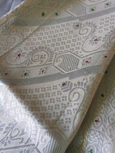 Elegant Grey Saree with Border