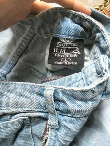 H&amp;M 2nd Copy Distress Light Blue Jeans