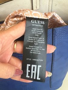Authentic Guess Snake Tote
