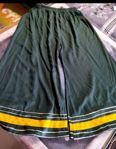 Yellow Kurti Plazo Set