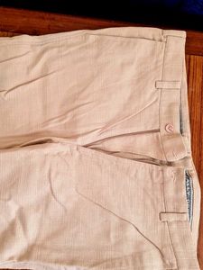 Men&#39;s Beige Straight Pants