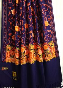 Kashmiri Embroidery Shawl For Winter