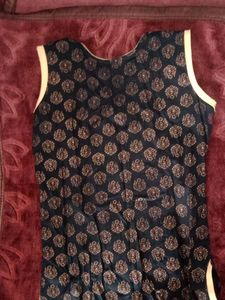 Black Coloured Short Patiala Kurti