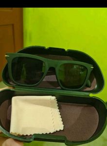 Black Framed Sunglasses with Case