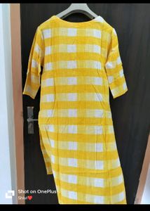 Yellow Kurta And Pant