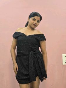 Sparkling Black Party Dress