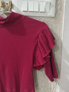 Stylish Ruffle Sleeve Top