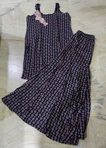 Shirt With Sharara N Dupatta
