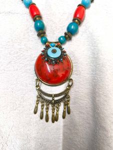 Traditional Heavy Red Neckpiece