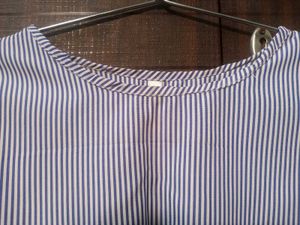 Striped Bell Sleeve Blouse