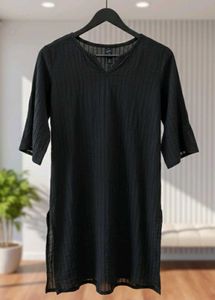 Stylish Black Kurta
