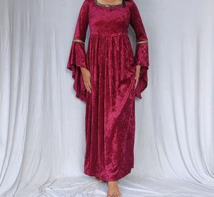 Velvet Gown Flared Sleeve 🤩