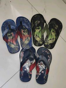 3 Kids' Flip-Flops Bundle and 2 shoes