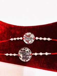 New Handmade Resin Rakhi Set