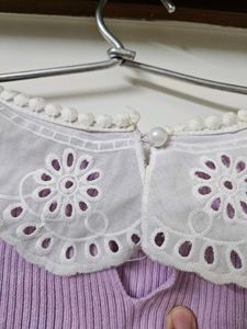 Code Lavender Korean Style Top