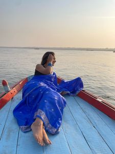 Royal Blue Silk Saree