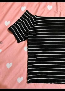 B&amp;W Striped Top