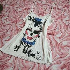 2000s Emo Long Body Fitted Top