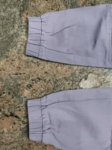 Lavender Zipper Detail Pants