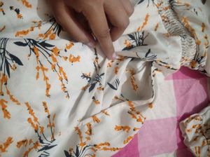 off shoulder Floral Print Dress
