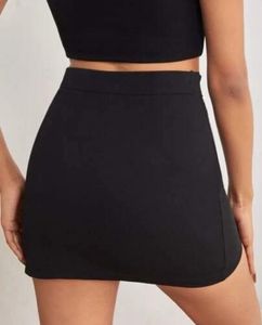 Mini Skirt With Side Slit