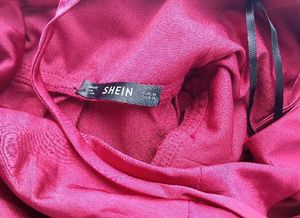 Brand New ( Shein) Red Satin  High Low Dress