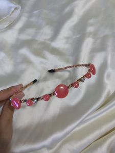 Pink Crystal Hairband