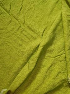 Vintage Lime Green Print Dress
