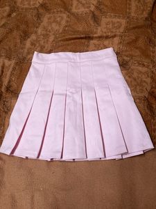 Baby Pink Skater Skirt