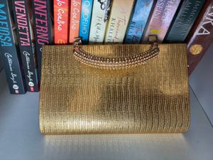 Gold Rhinestone Clutch