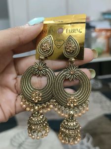 Long Golden Earrings