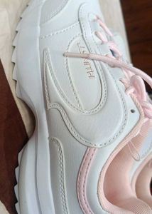 White &amp; Pink Casual Shoes