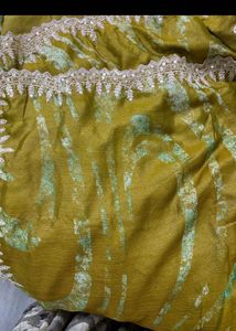 Cut Work Saree