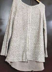Cream Color Winter Top For Girl Or Woman 42 Bust