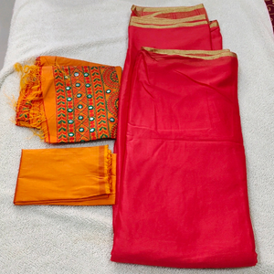 saree with blouse piece