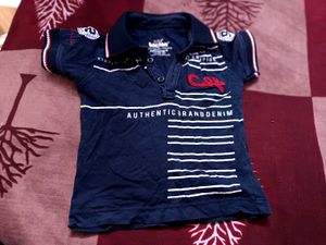 Boys' Graphic Polo Shirt - Size Unknown