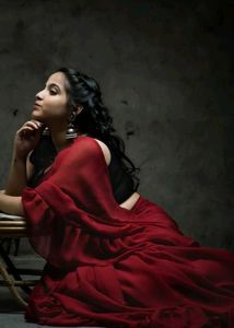 Ruffle Saree