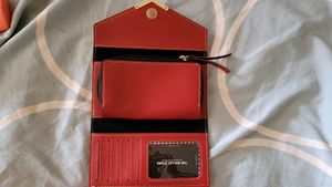 Solid Red Wallet Multipurpose