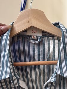 Summer Blue Striped Shirt