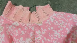 Pink Floral Top
