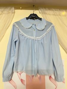 Vintage Lace Collar Blouse